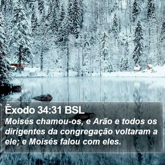 Êxodo 34:31 BSL Bible Study