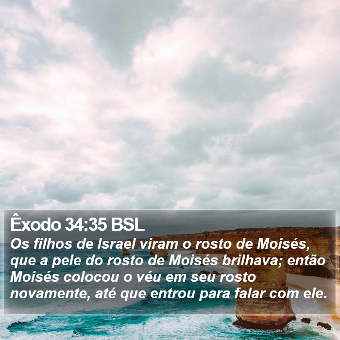 Êxodo 34:35 BSL Bible Study