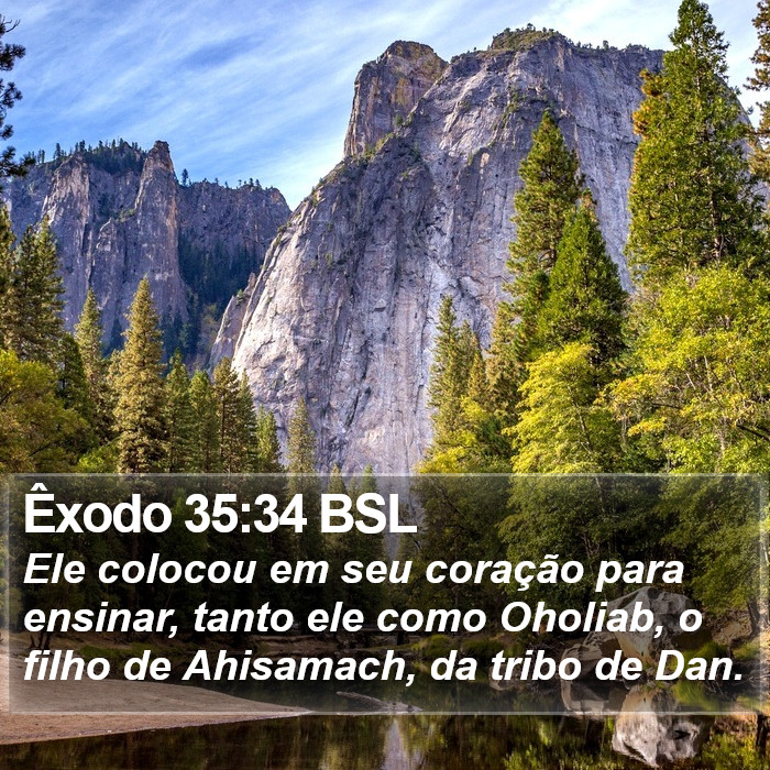 Êxodo 35:34 BSL Bible Study