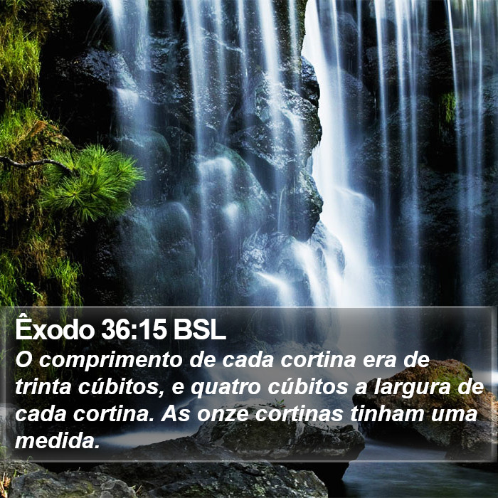 Êxodo 36:15 BSL Bible Study