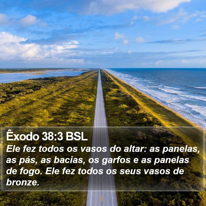 Êxodo 38:3 BSL Bible Study