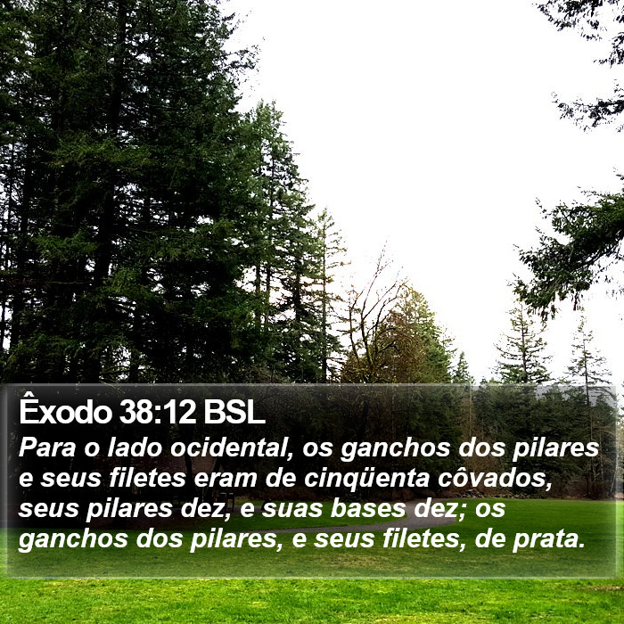 Êxodo 38:12 BSL Bible Study
