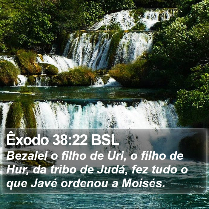 Êxodo 38:22 BSL Bible Study