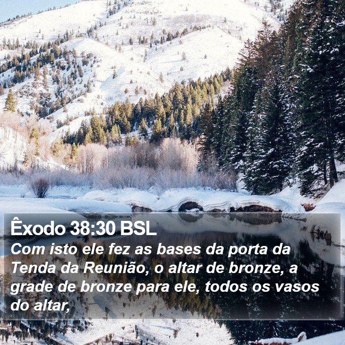 Êxodo 38:30 BSL Bible Study