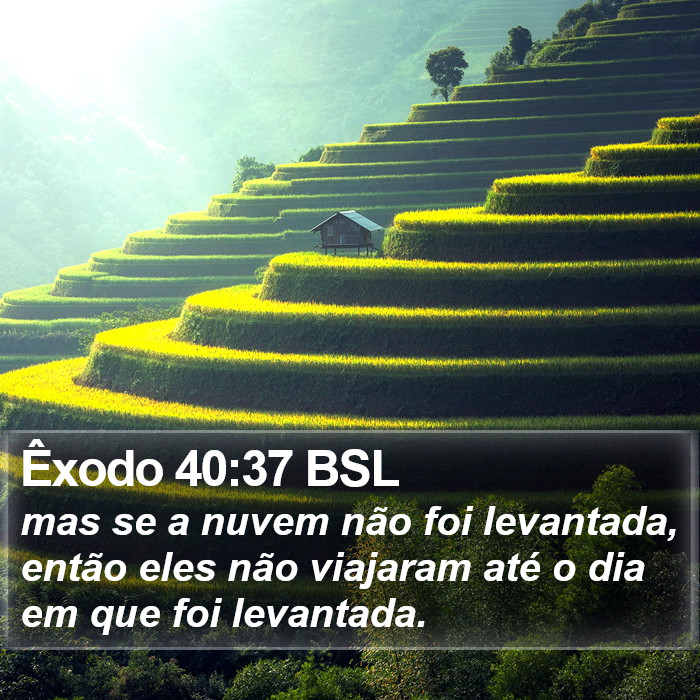 Êxodo 40:37 BSL Bible Study