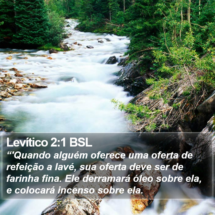 Levítico 2:1 BSL Bible Study