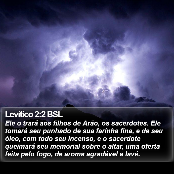 Levítico 2:2 BSL Bible Study