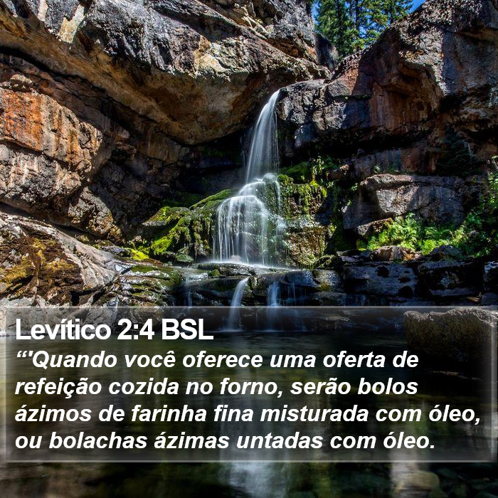 Levítico 2:4 BSL Bible Study