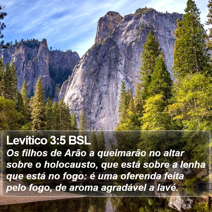 Levítico 3:5 BSL Bible Study