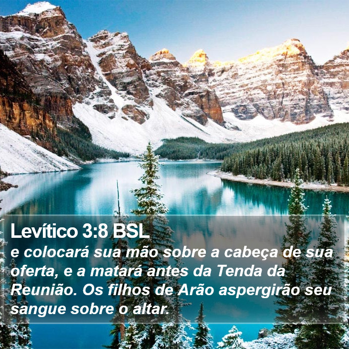Levítico 3:8 BSL Bible Study