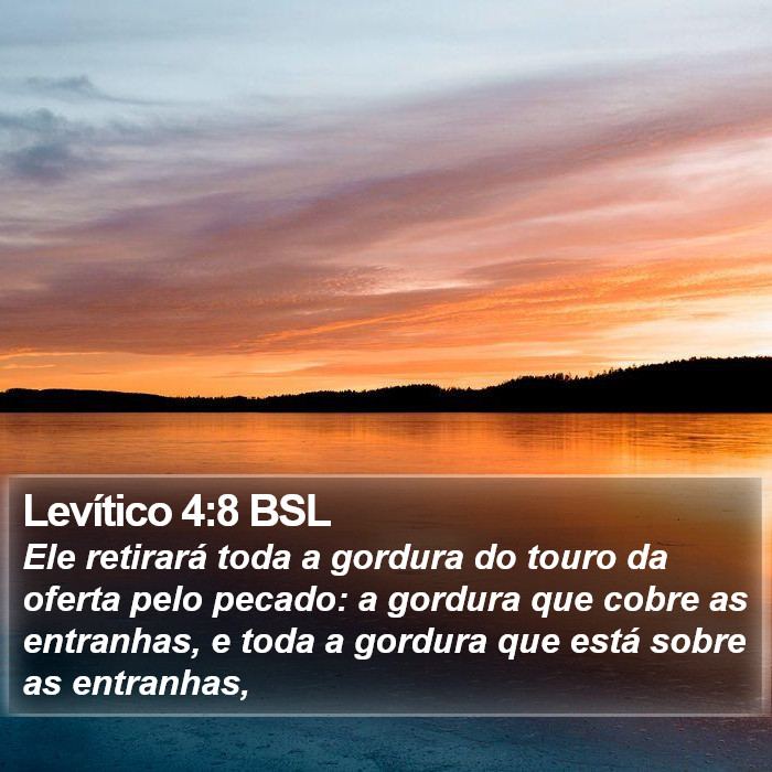 Levítico 4:8 BSL Bible Study