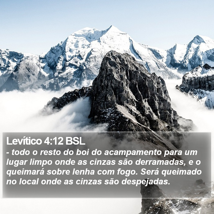 Levítico 4:12 BSL Bible Study