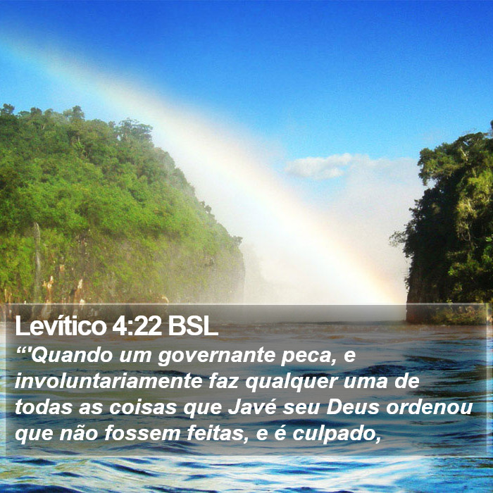 Levítico 4:22 BSL Bible Study