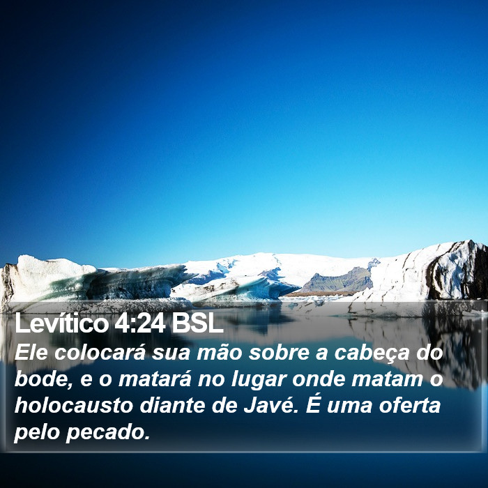 Levítico 4:24 BSL Bible Study