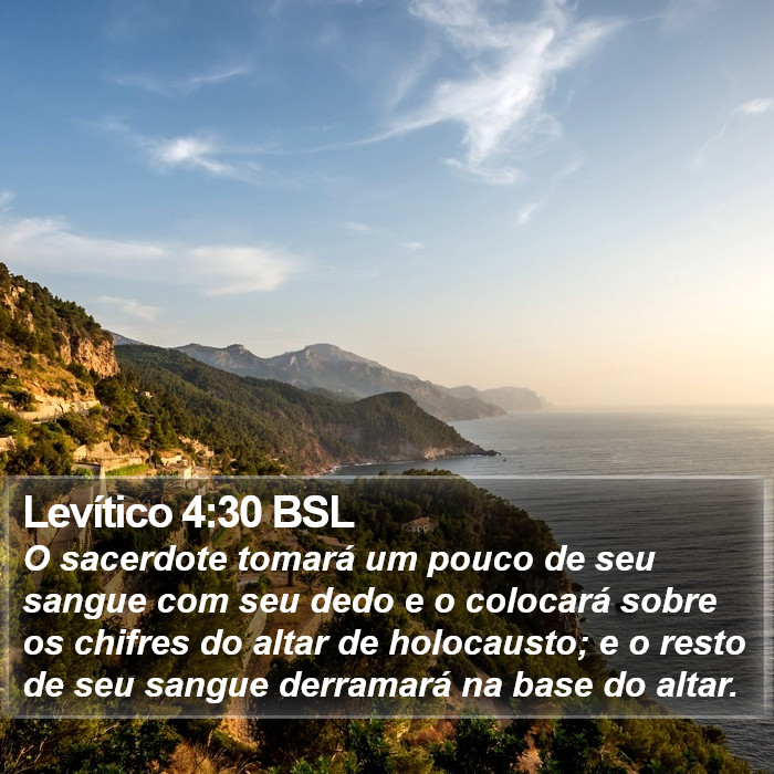 Levítico 4:30 BSL Bible Study