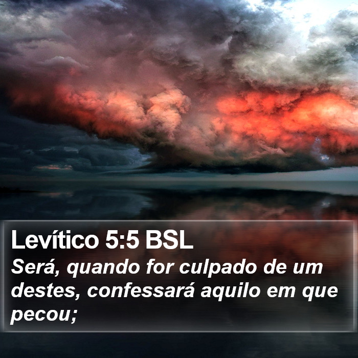 Levítico 5:5 BSL Bible Study