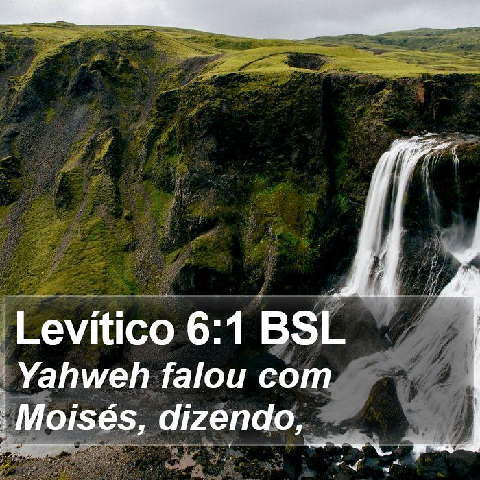 Levítico 6:1 BSL Bible Study