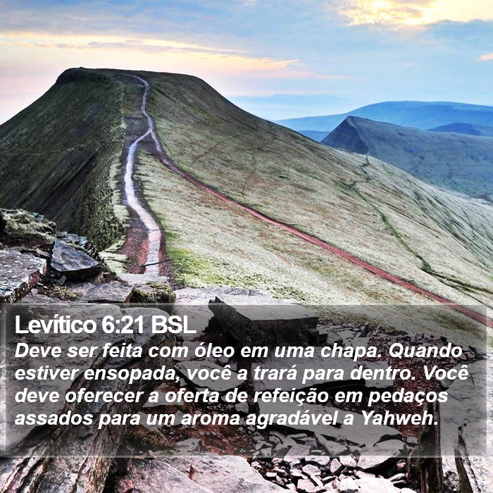 Levítico 6:21 BSL Bible Study