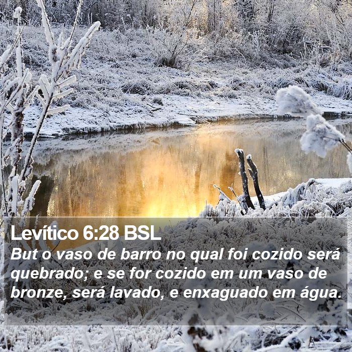 Levítico 6:28 BSL Bible Study