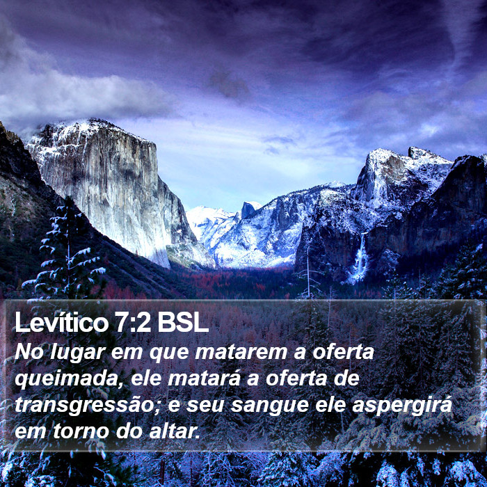 Levítico 7:2 BSL Bible Study
