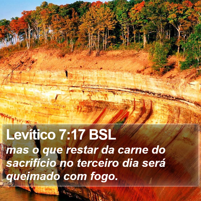 Levítico 7:17 BSL Bible Study