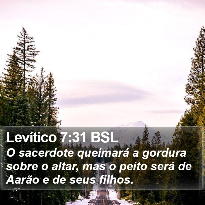 Levítico 7:31 BSL Bible Study