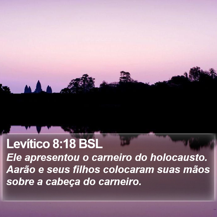 Levítico 8:18 BSL Bible Study