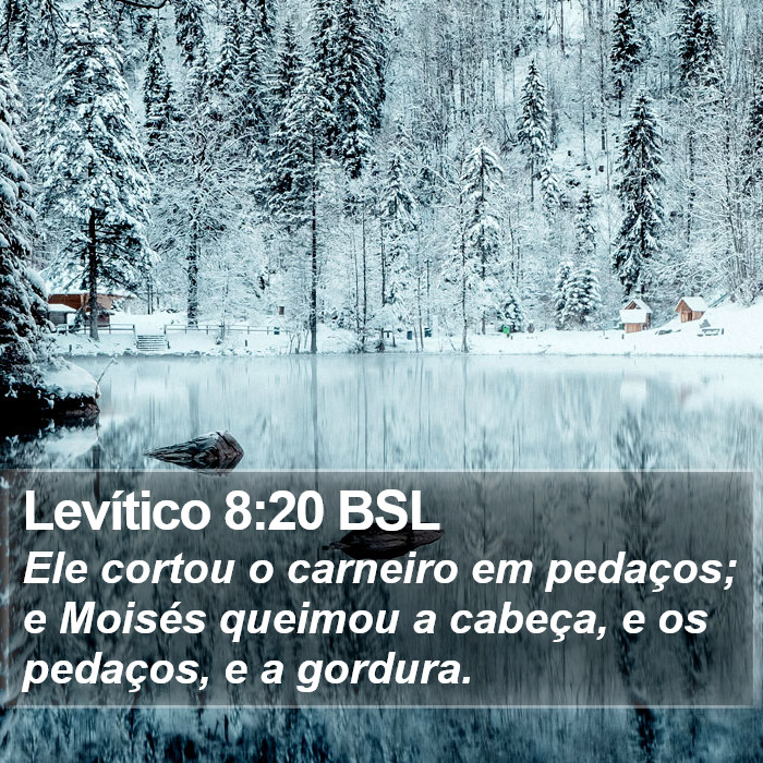 Levítico 8:20 BSL Bible Study