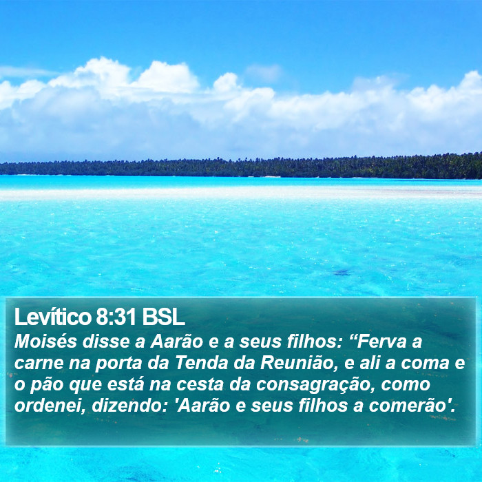 Levítico 8:31 BSL Bible Study