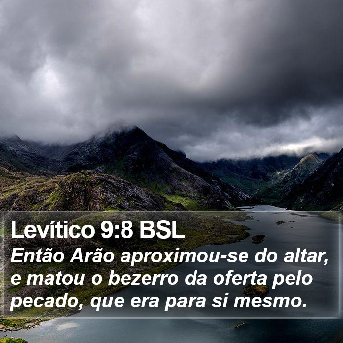 Levítico 9:8 BSL Bible Study