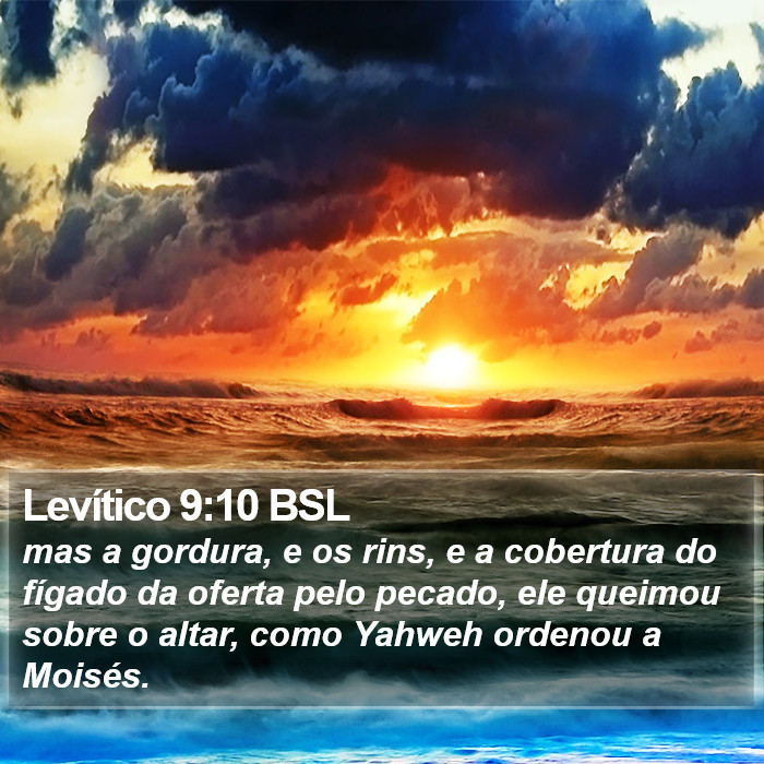 Levítico 9:10 BSL Bible Study