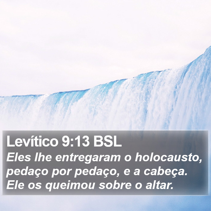 Levítico 9:13 BSL Bible Study