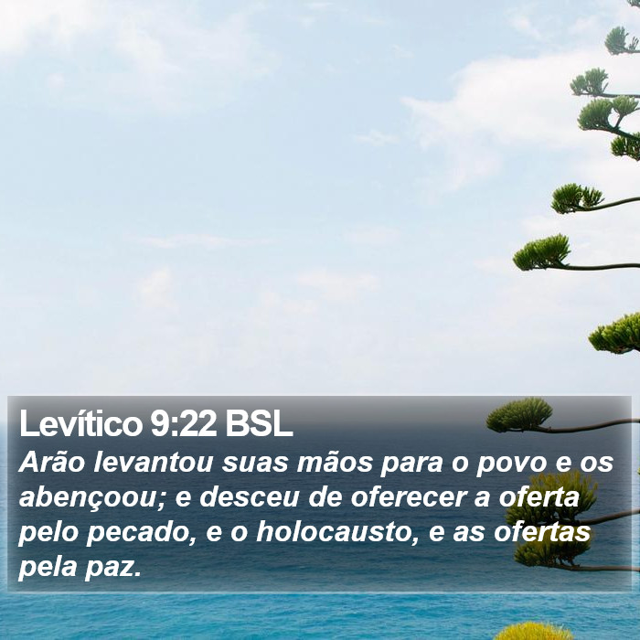 Levítico 9:22 BSL Bible Study