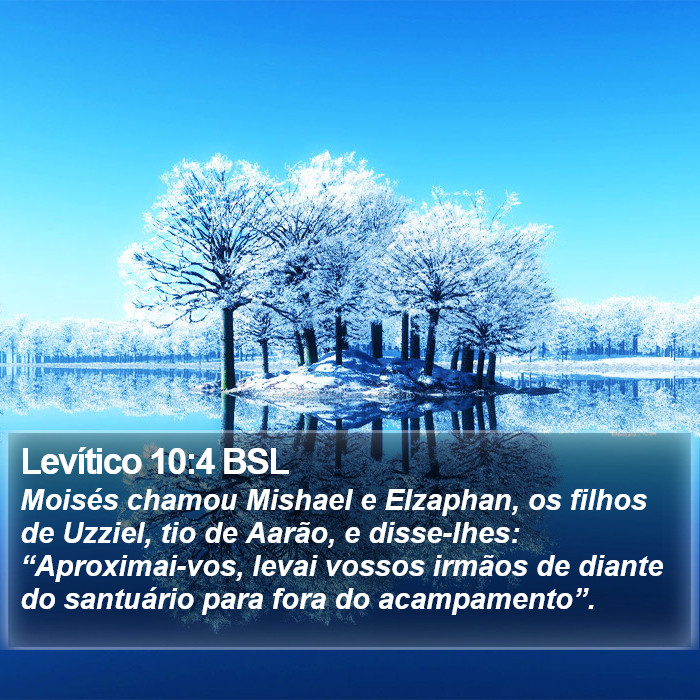 Levítico 10:4 BSL Bible Study