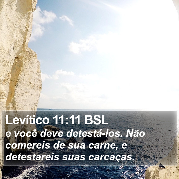 Levítico 11:11 BSL Bible Study