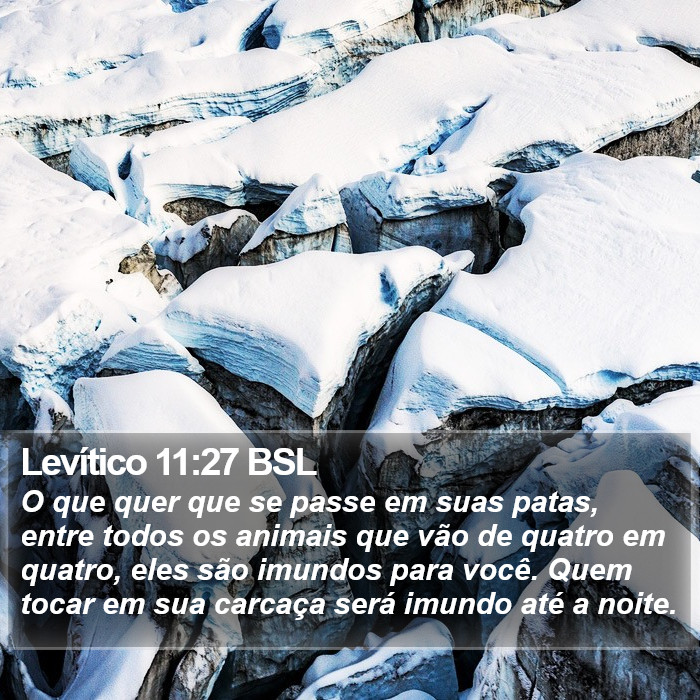 Levítico 11:27 BSL Bible Study