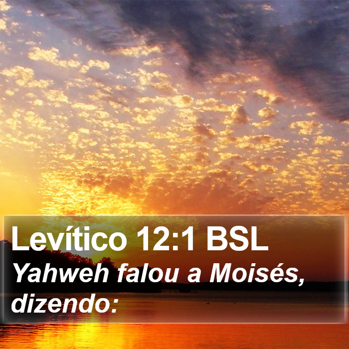 Levítico 12:1 BSL Bible Study