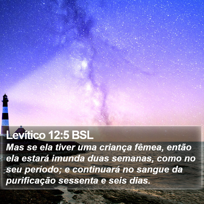 Levítico 12:5 BSL Bible Study