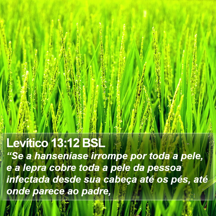Levítico 13:12 BSL Bible Study