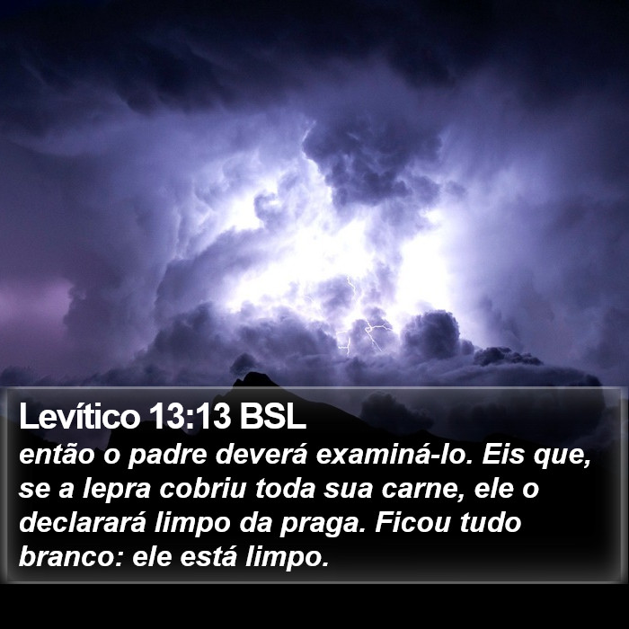 Levítico 13:13 BSL Bible Study