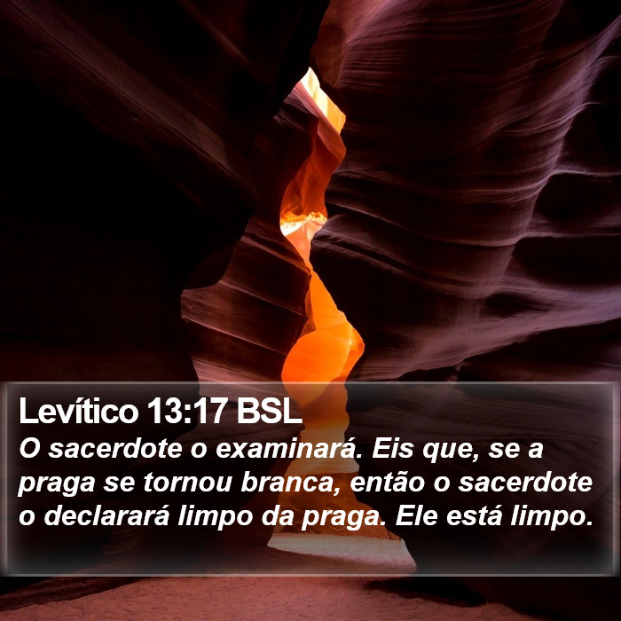 Levítico 13:17 BSL Bible Study