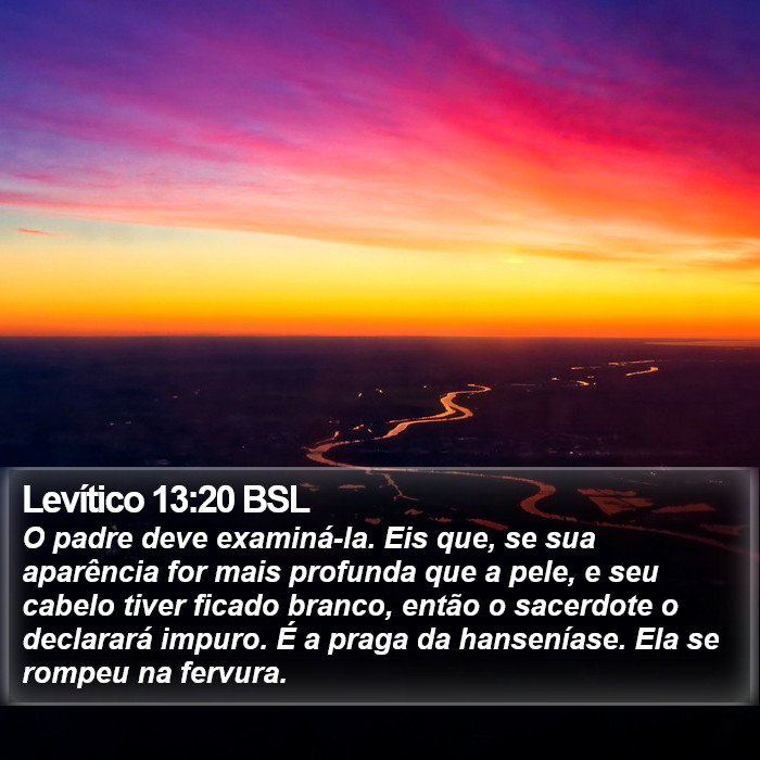 Levítico 13:20 BSL Bible Study