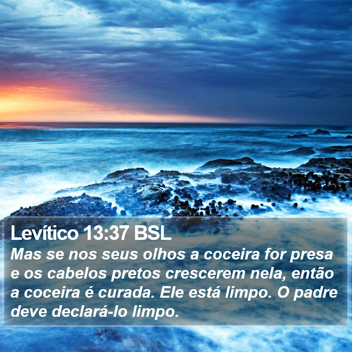 Levítico 13:37 BSL Bible Study