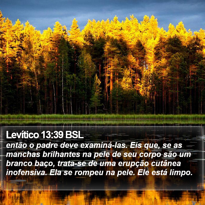Levítico 13:39 BSL Bible Study