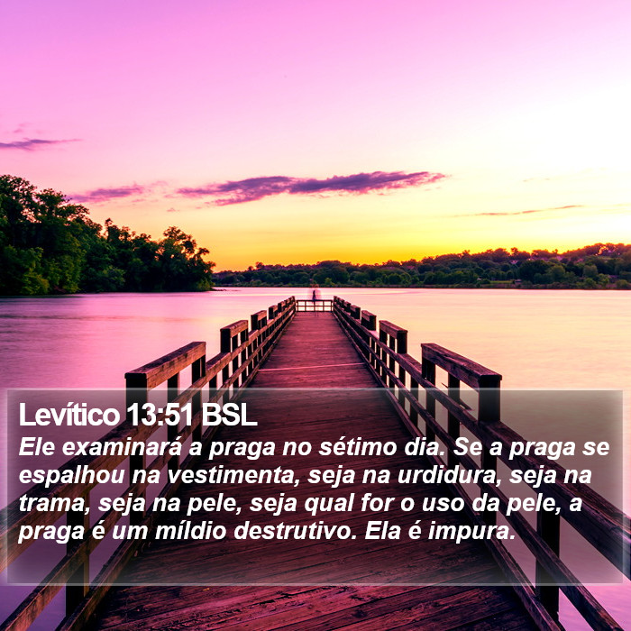 Levítico 13:51 BSL Bible Study