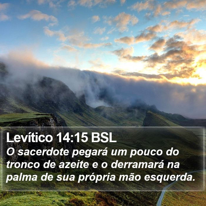 Levítico 14:15 BSL Bible Study