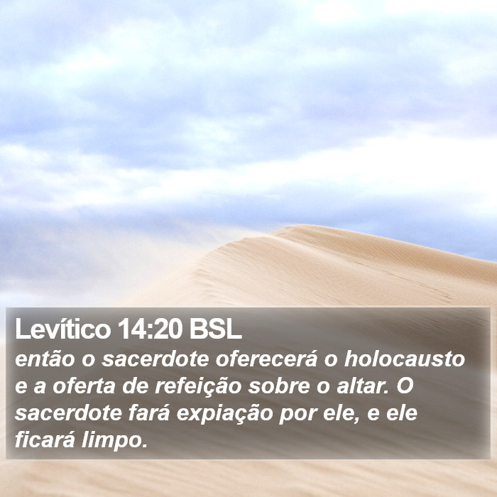 Levítico 14:20 BSL Bible Study