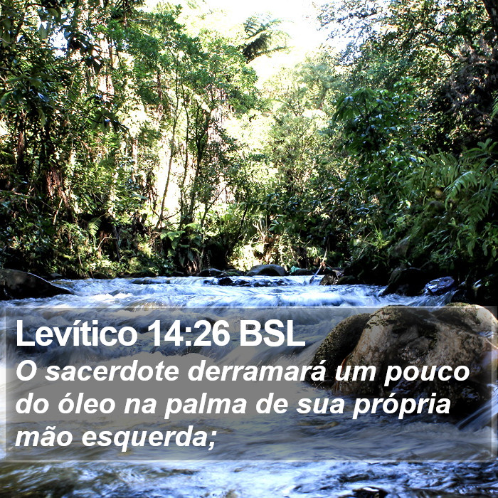 Levítico 14:26 BSL Bible Study