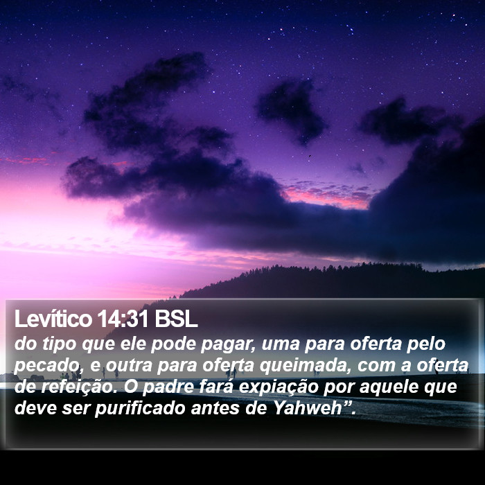 Levítico 14:31 BSL Bible Study