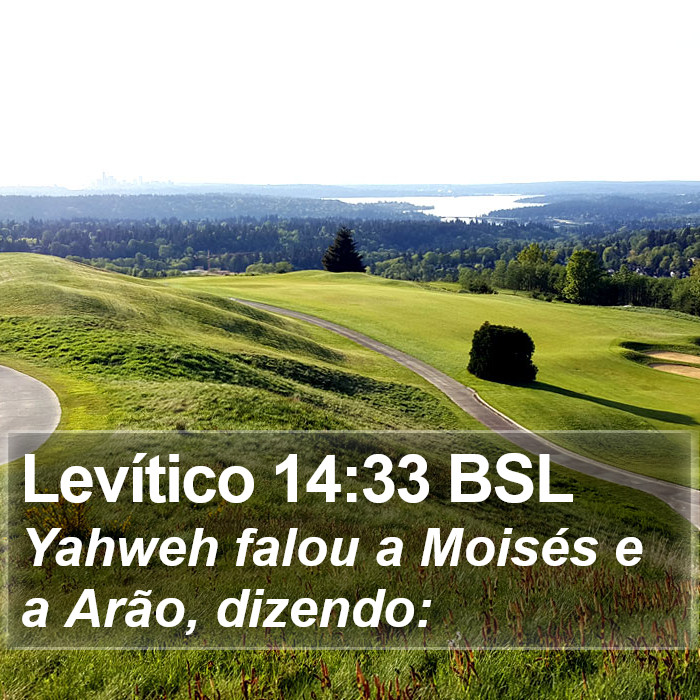 Levítico 14:33 BSL Bible Study